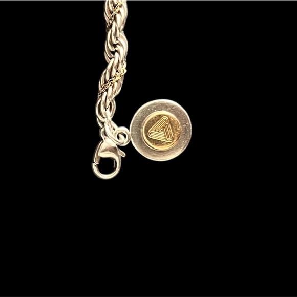 Tiffany & Co. Vintage Two-Tone Twist Rope Chain Bracelet - Picture 2 of 3